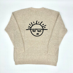 Space For Creation Sun Logo Sweater - 100% Lambswool