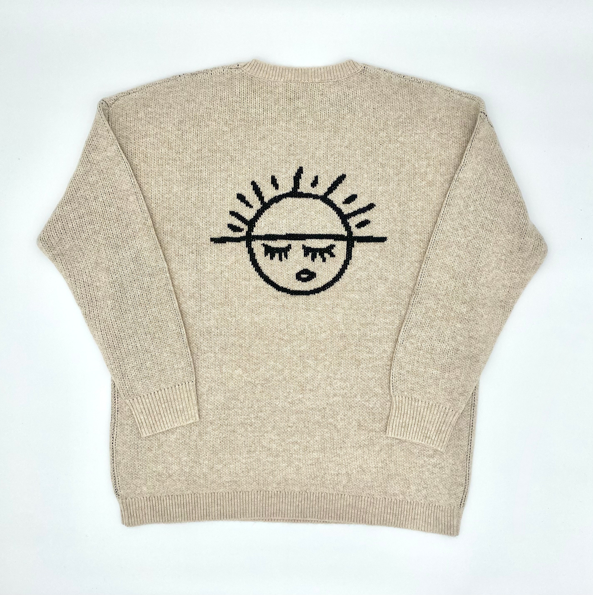 Space For Creation Sun Logo Sweater - 100% Lambswool
