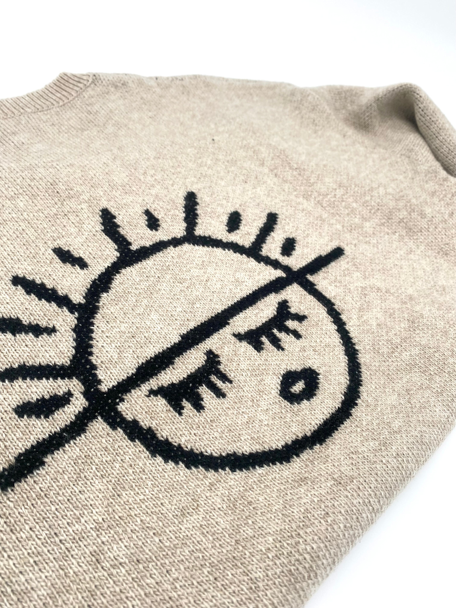Space For Creation Sun Logo Sweater - 100% Lambswool