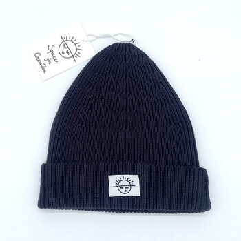 Sun Logo Beanie - Organic Cotton