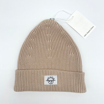 Space For Creation Sun Logo Beanie - Organic Cotton