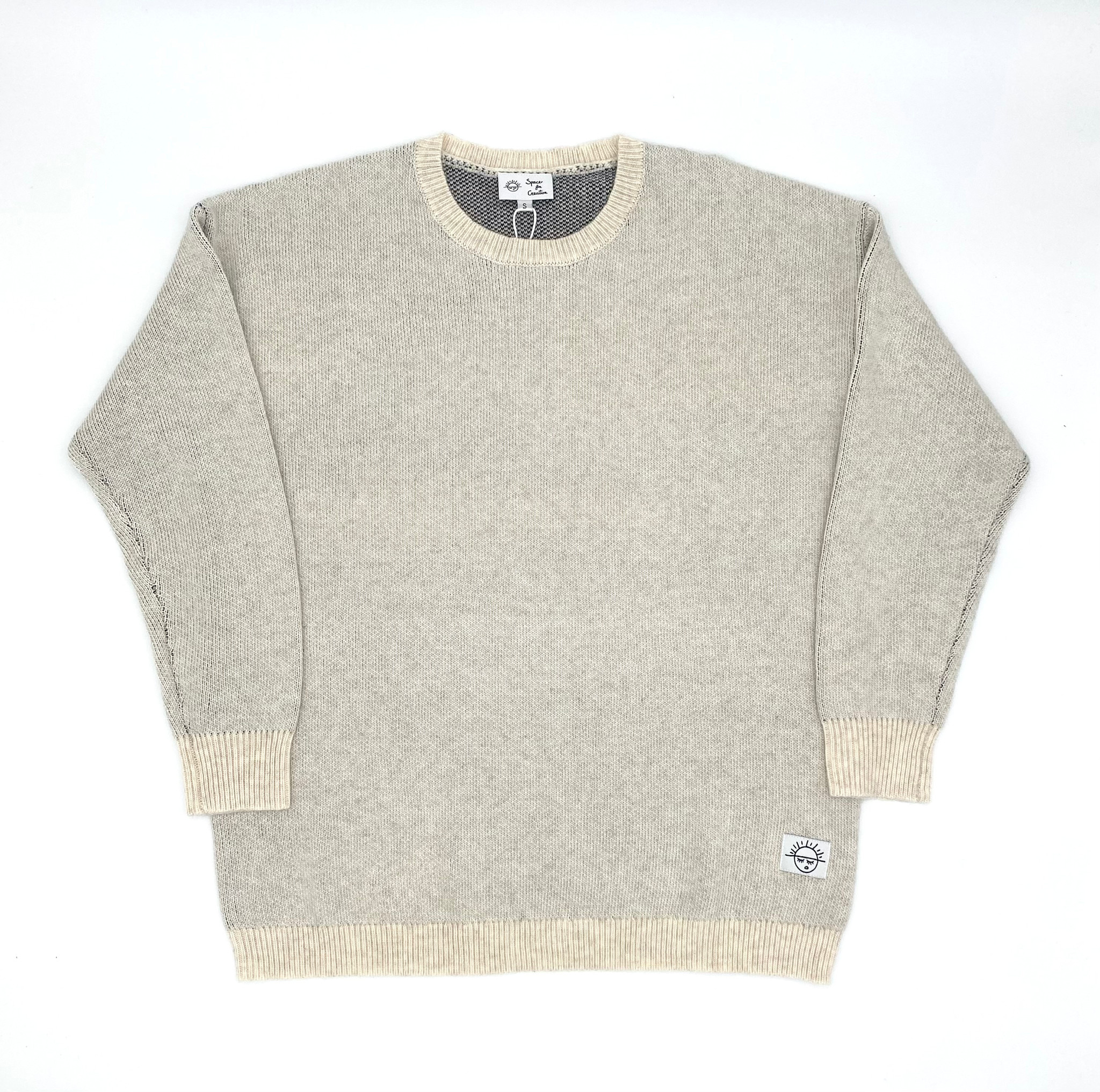 Space For Creation Wolf Sweater - 100% Lambswool