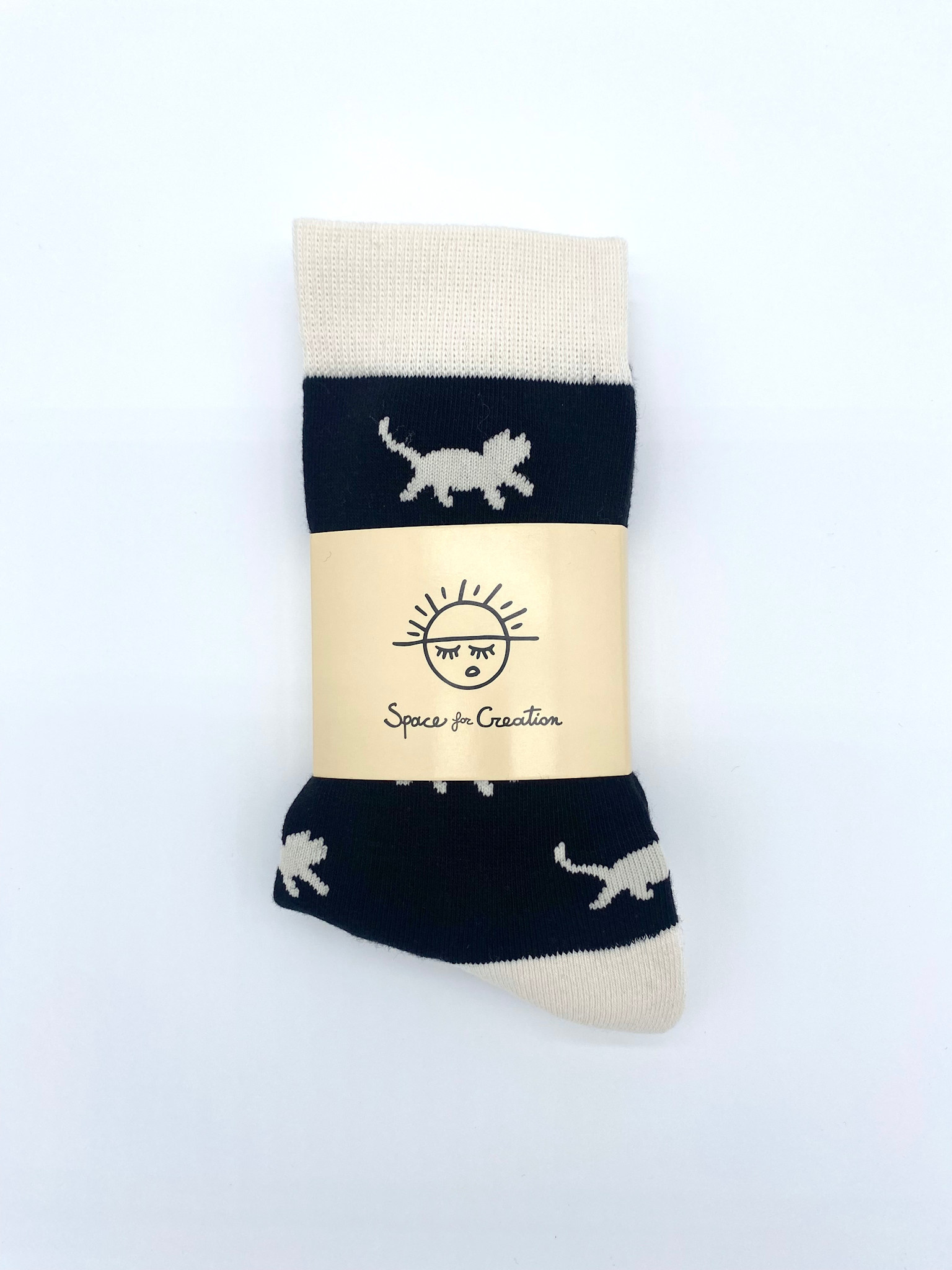 Space For Creation Kyoto Cat Socks