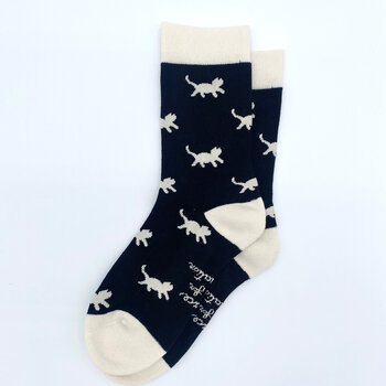 Space For Creation Kyoto Cat Socks