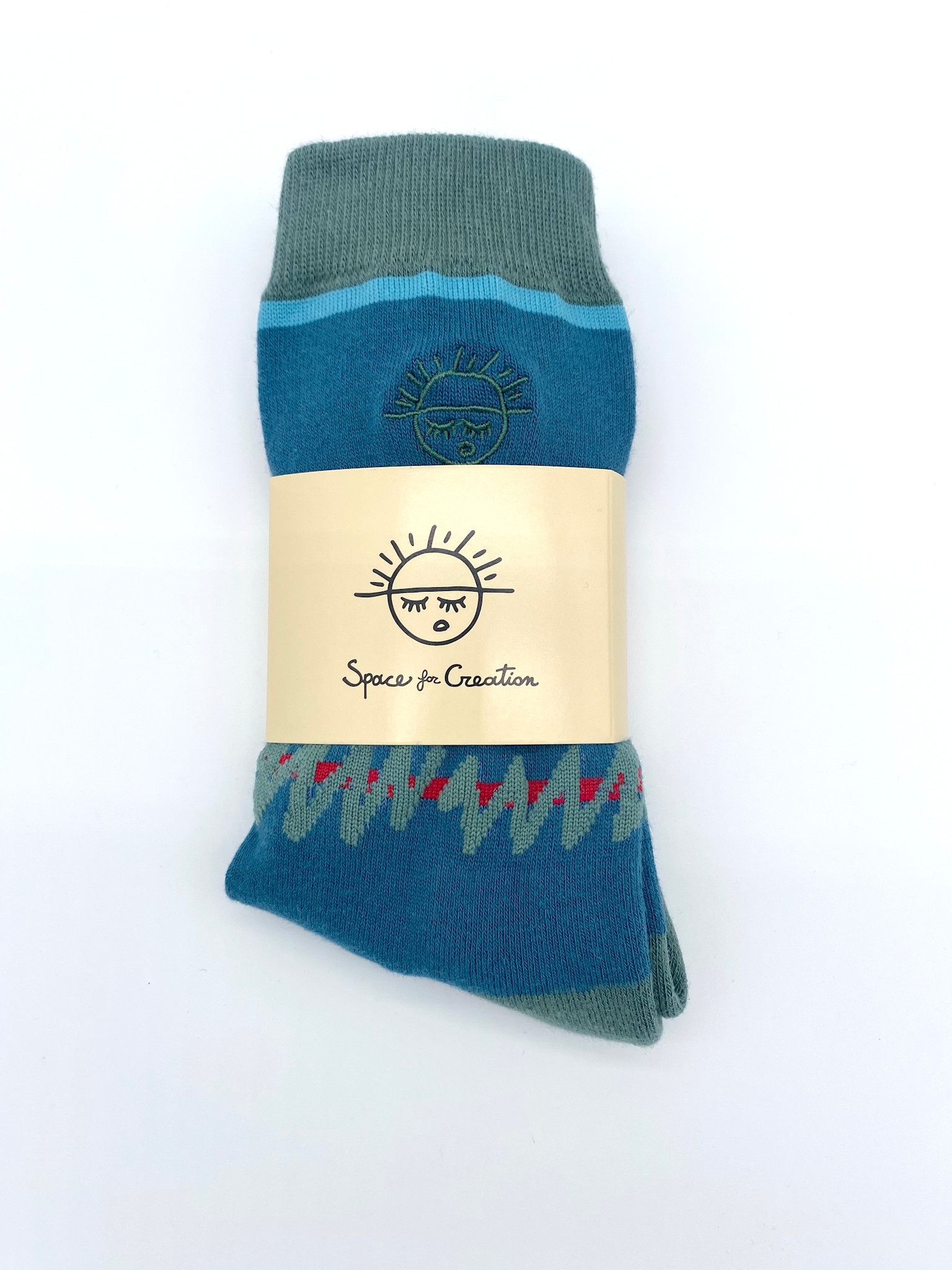 Space For Creation Zig Zag Socks