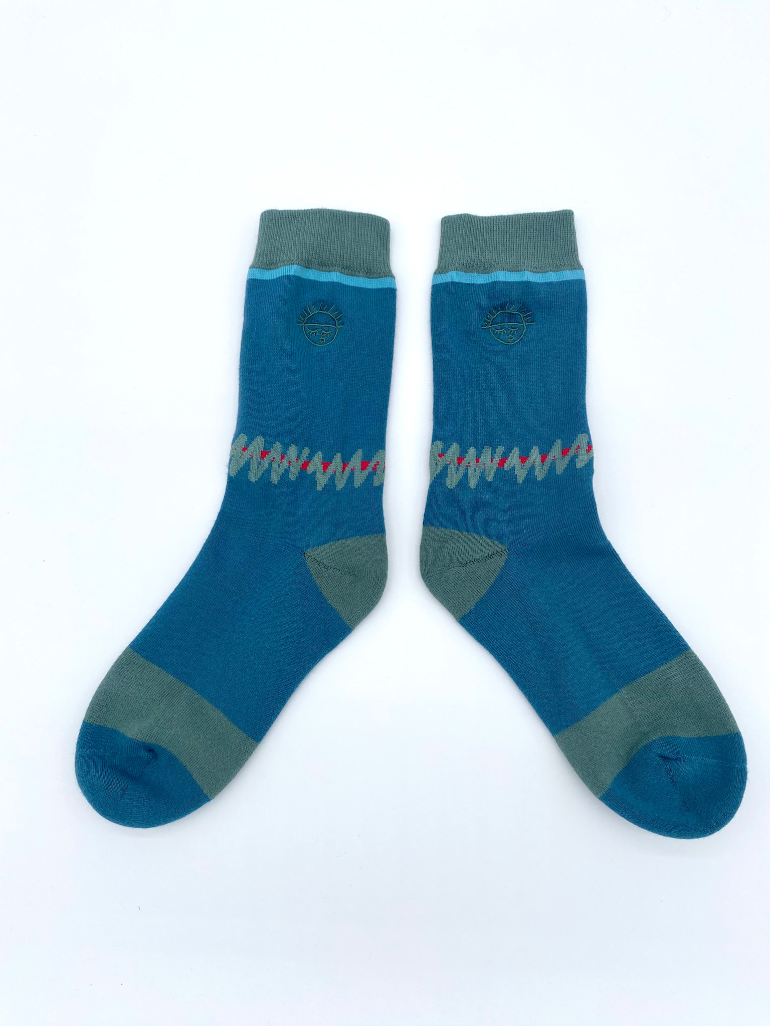 Space For Creation Zig Zag Socks