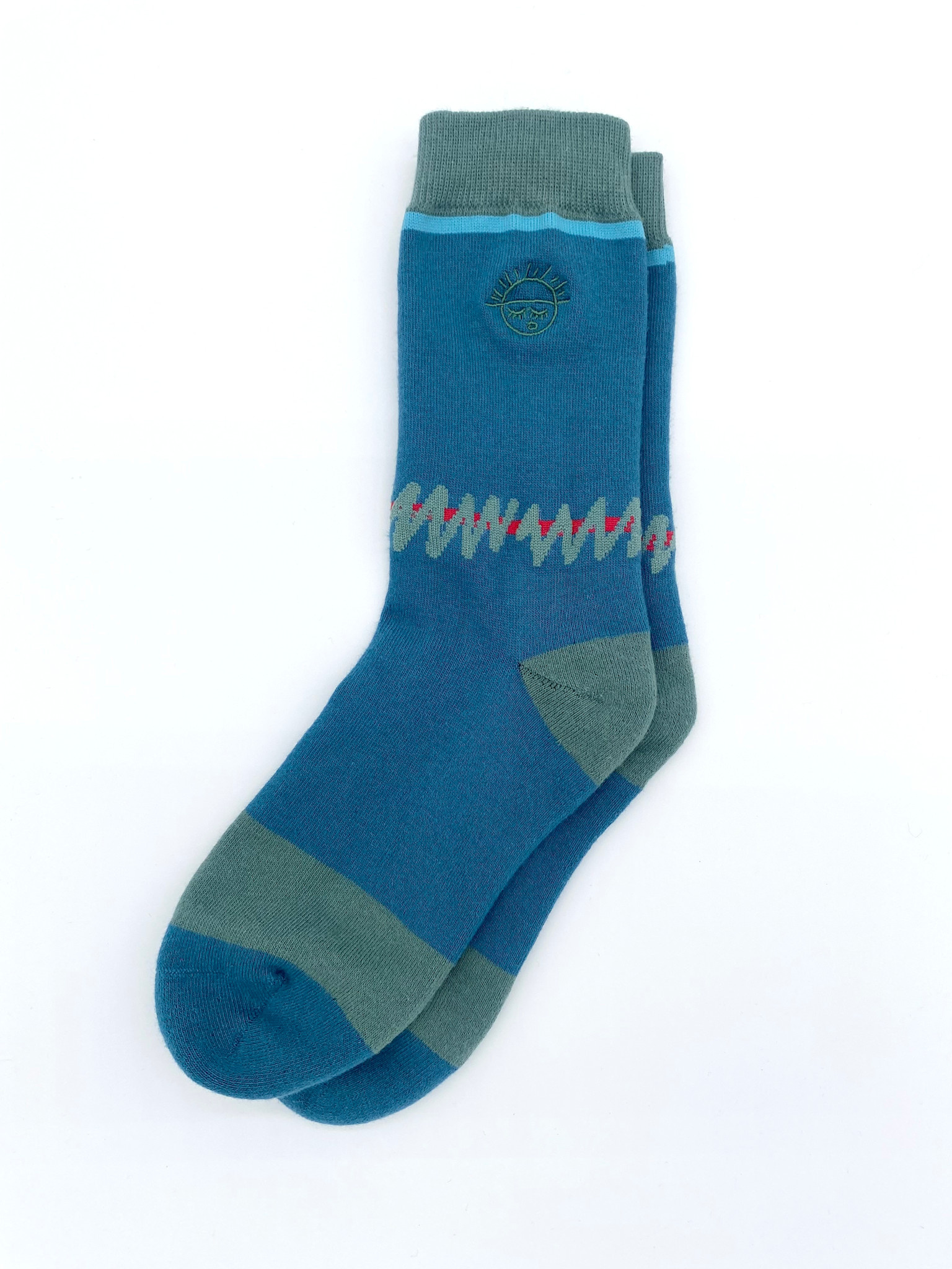 Space For Creation Zig Zag Socks