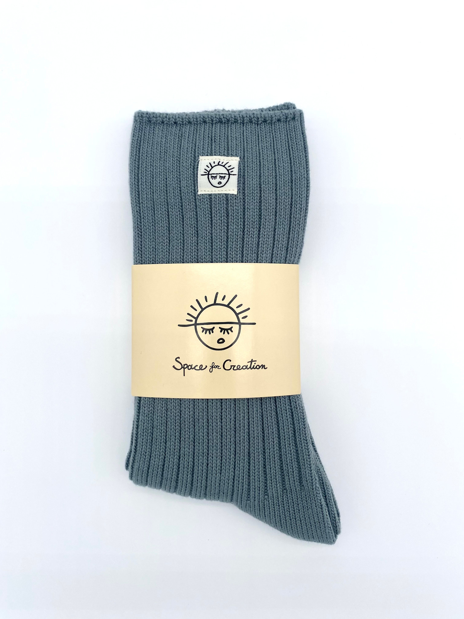 Space For Creation Sun Retro Slub Socks