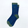 Space For Creation Rib Embroidery Socks