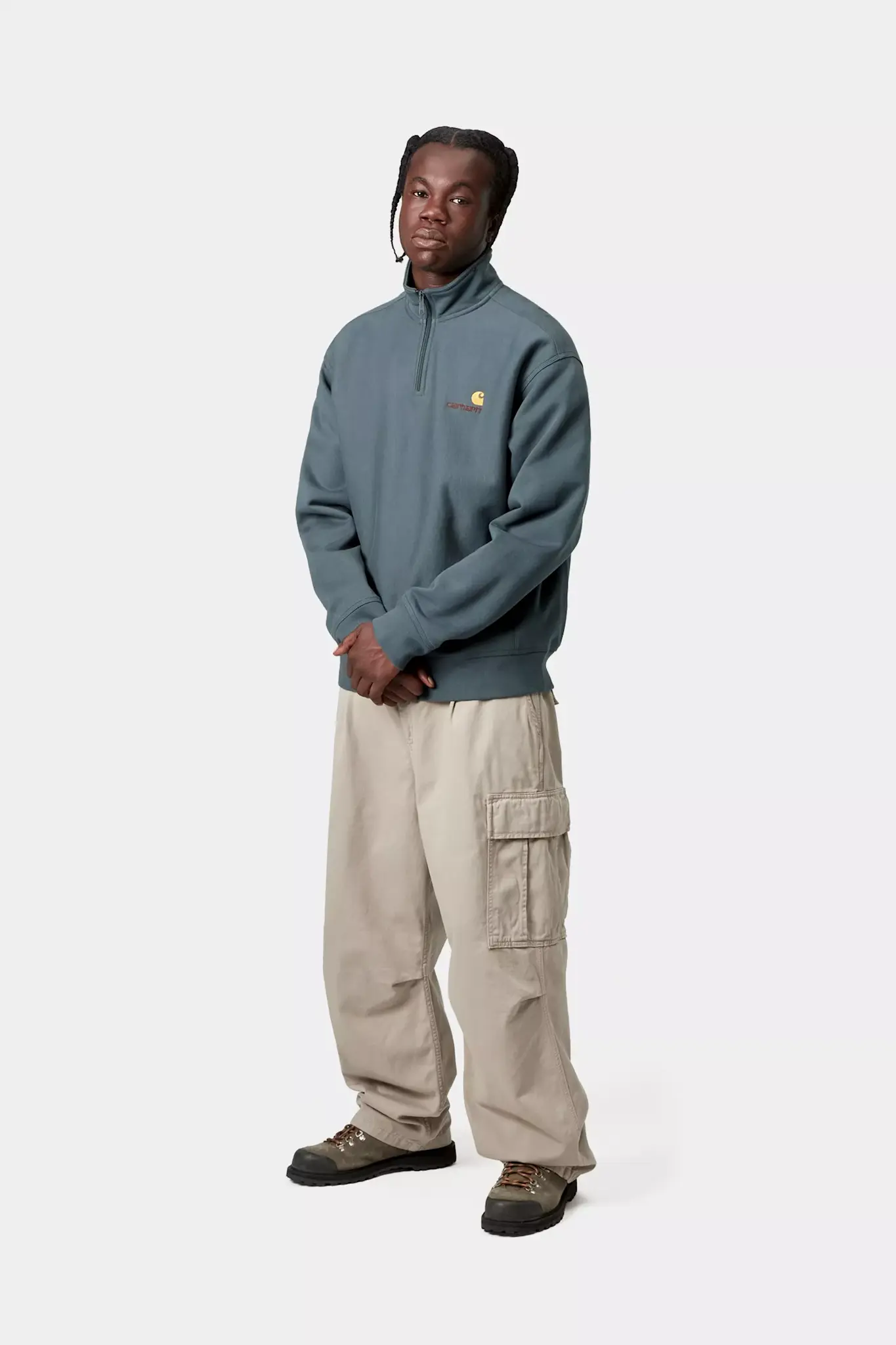 Carhartt WIP Half Zip American Script Sweat