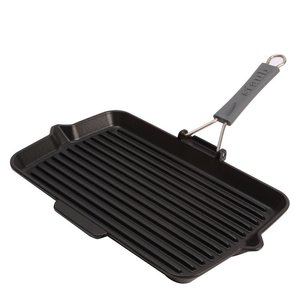 Staub Grillpan met siliconen handvat