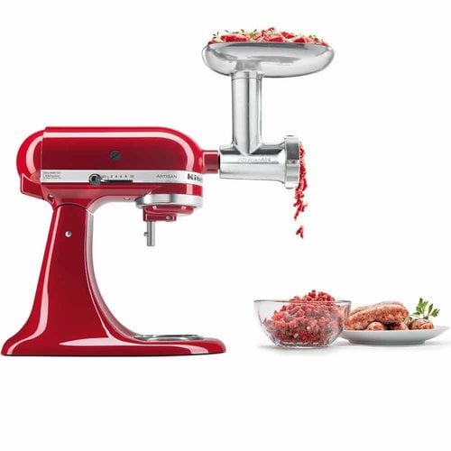 KitchenAid Voedselmolen  en worstenmaker in metaal