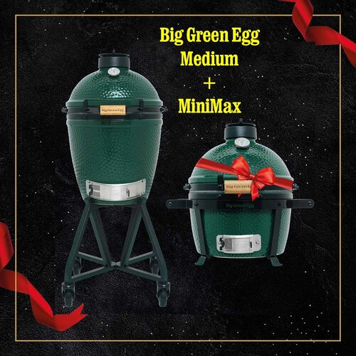 Big Green Egg BBQ Medium + handler + minimax Big Green Egg BBQ Medium + handler + minimax
