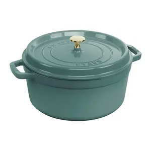 Staub Cocotte Eucalyptus. 28 cm