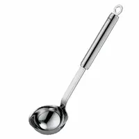 Soeplepel met schenkrand