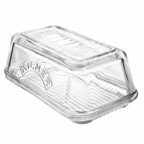 Kilner Boterschaal in glas met Deksel Kilner Boterschaal in glas met Deksel