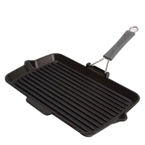 Staub Grillpan met siliconen handvat Staub Grillpan met siliconen handvat