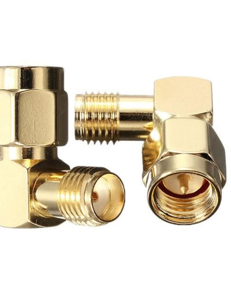 SpeedDrones Hoekstukje van 90 graden SMA antenne connector