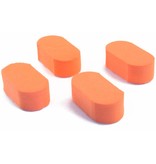 4X Soft pads voor onder drone (zwart of oranje)