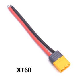 Male XT60 plug + cable 14AWG