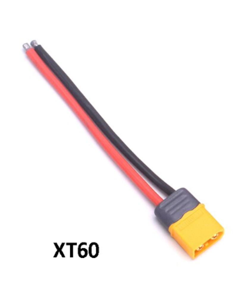 Male XT60 plug + cable 14AWG
