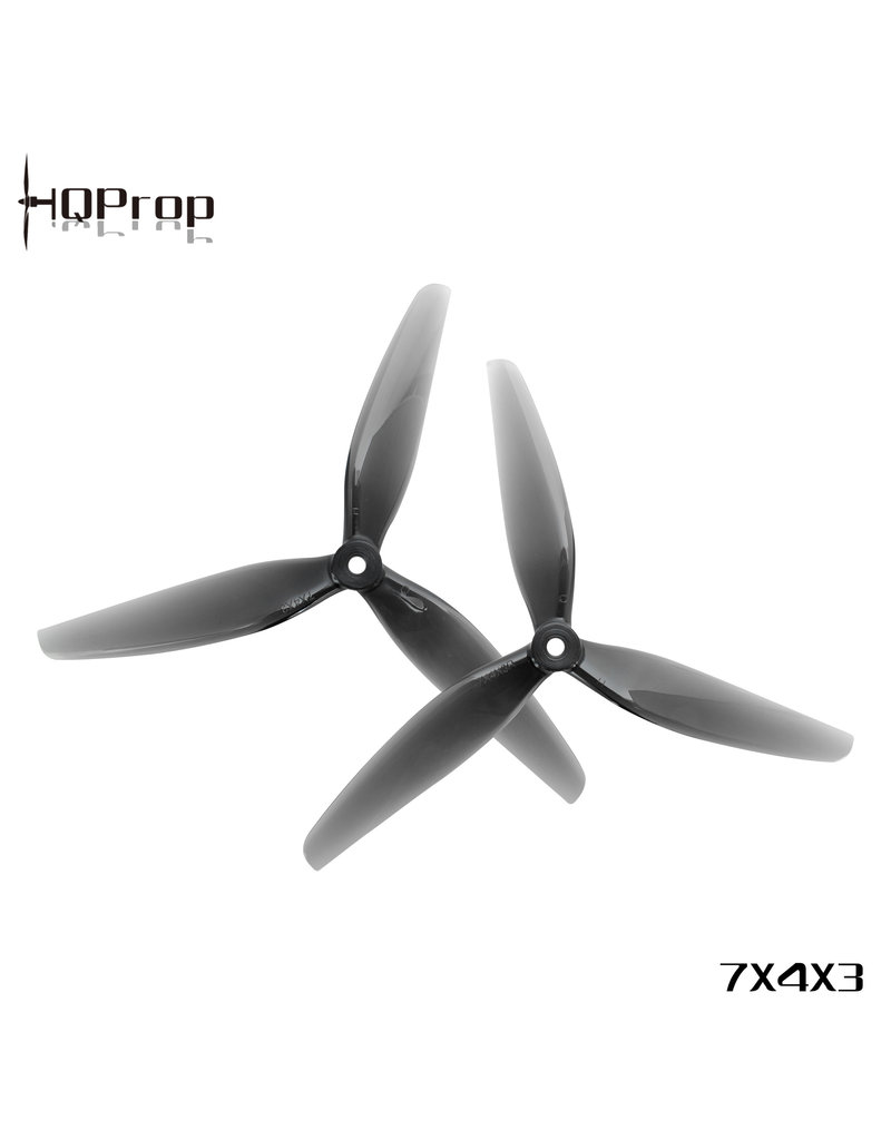 HQ durable prop DP7X4X3GR 7" set grey