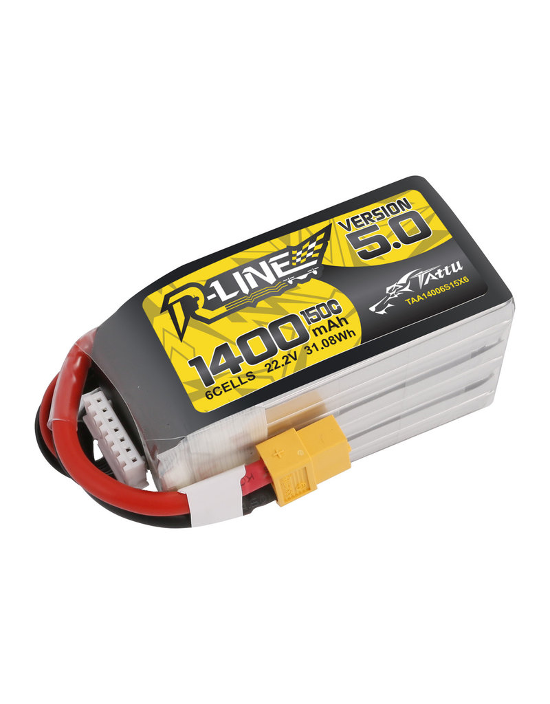 Genspow Tattu LiPo - 1400mAh - 6S - 150C - R-Line 5.0