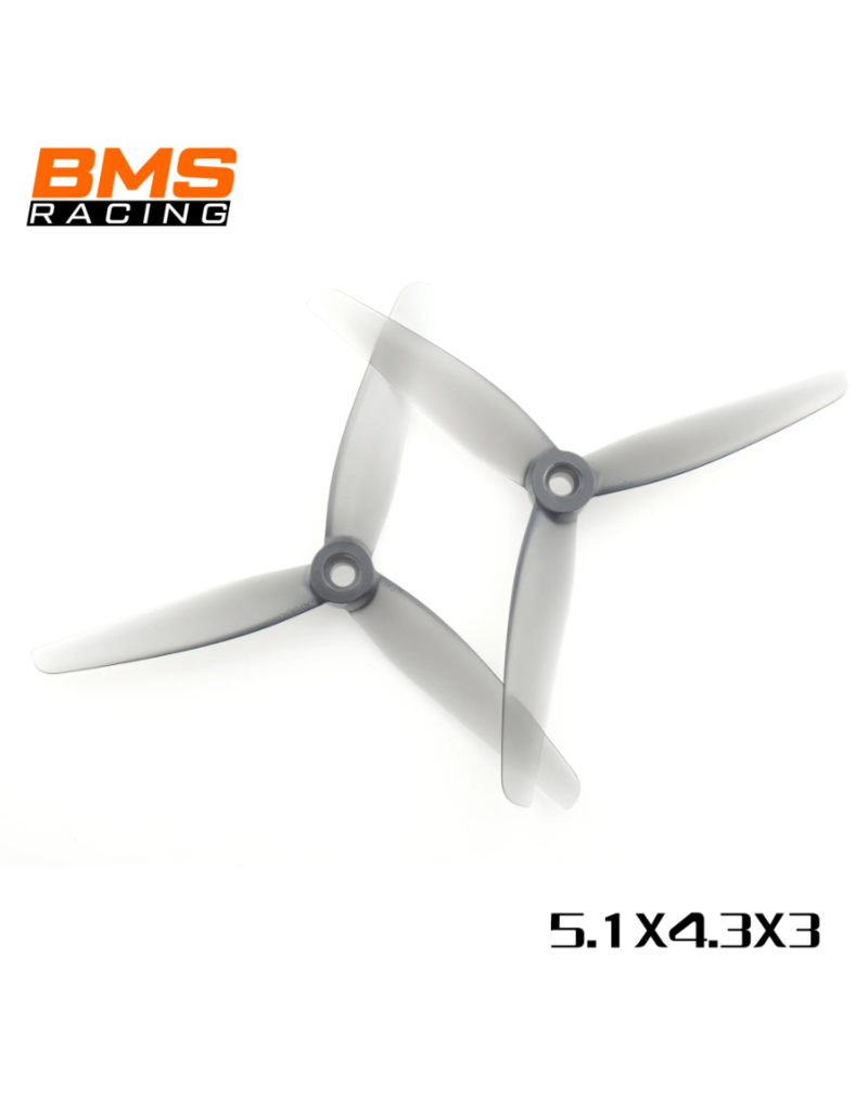 HQ BMS Racing Prop 5.1X4.3X3 (2CW+2CCW)-Poly Carbonate