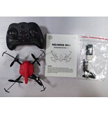 Speeddrones - Mini Drone Red  (highspeed angle)