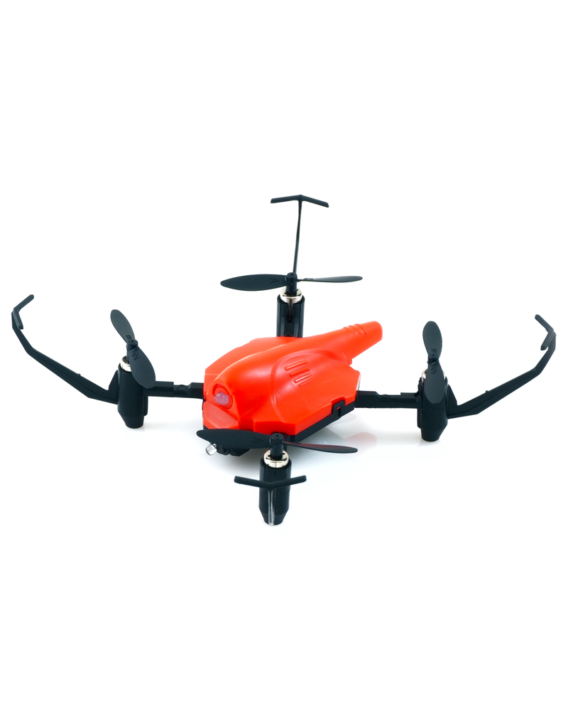 Speeddrones - Mini Drone Red  (highspeed angle)