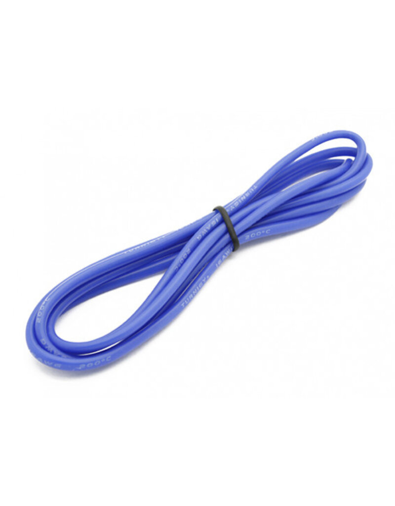Hoge kwaliteit 16AWG Silicone Wire 1m (blauw)