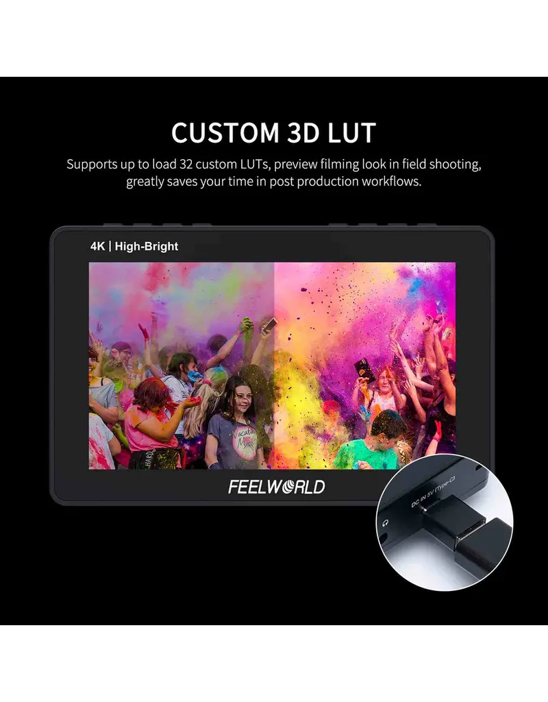 FeelWorld High Brightness LCD monitor F5 Prox - 1200nit