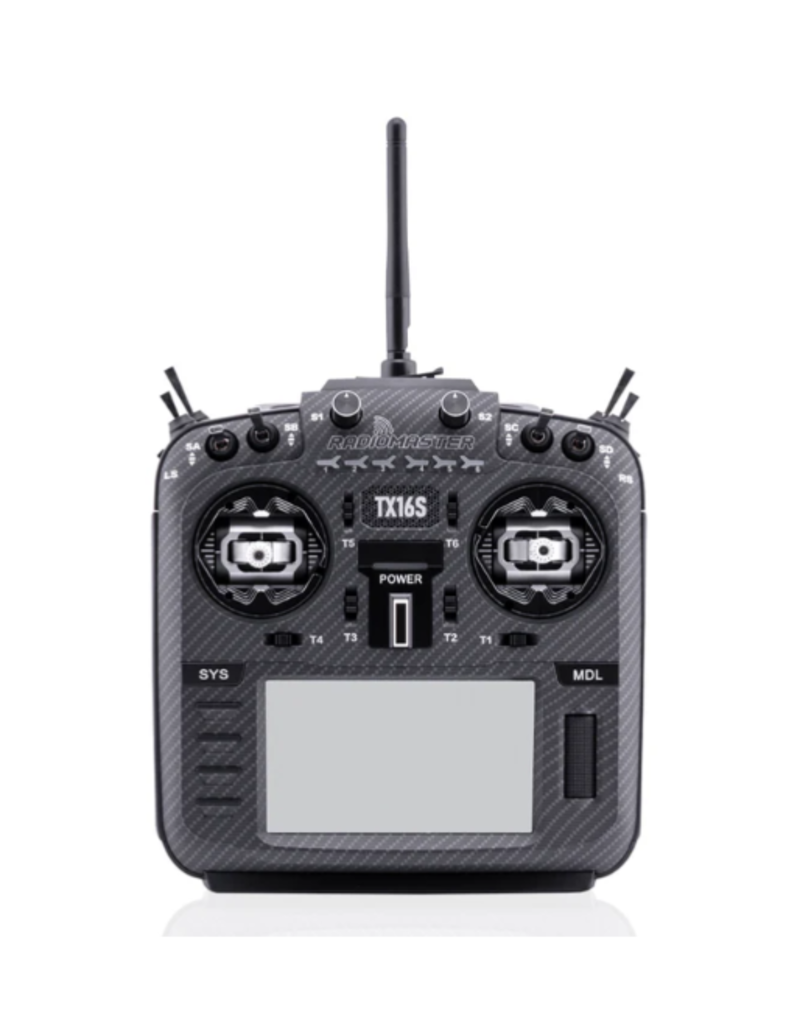 Radiomaster Radiomaster TX16S MK2 Max - AG01 (custom) Black Leather - AG01 Black - Carbon