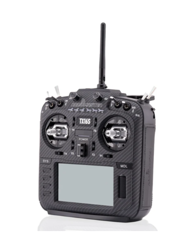 Radiomaster Radiomaster TX16S MK2 Max - AG01 (custom) Black Leather - AG01 Black - Carbon