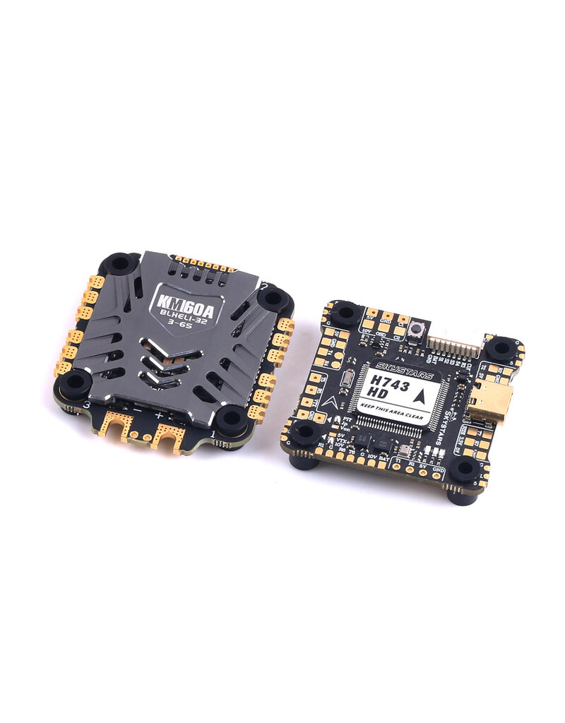 SKYSTARS H743 HD Flight Controller & KM60 60A stack