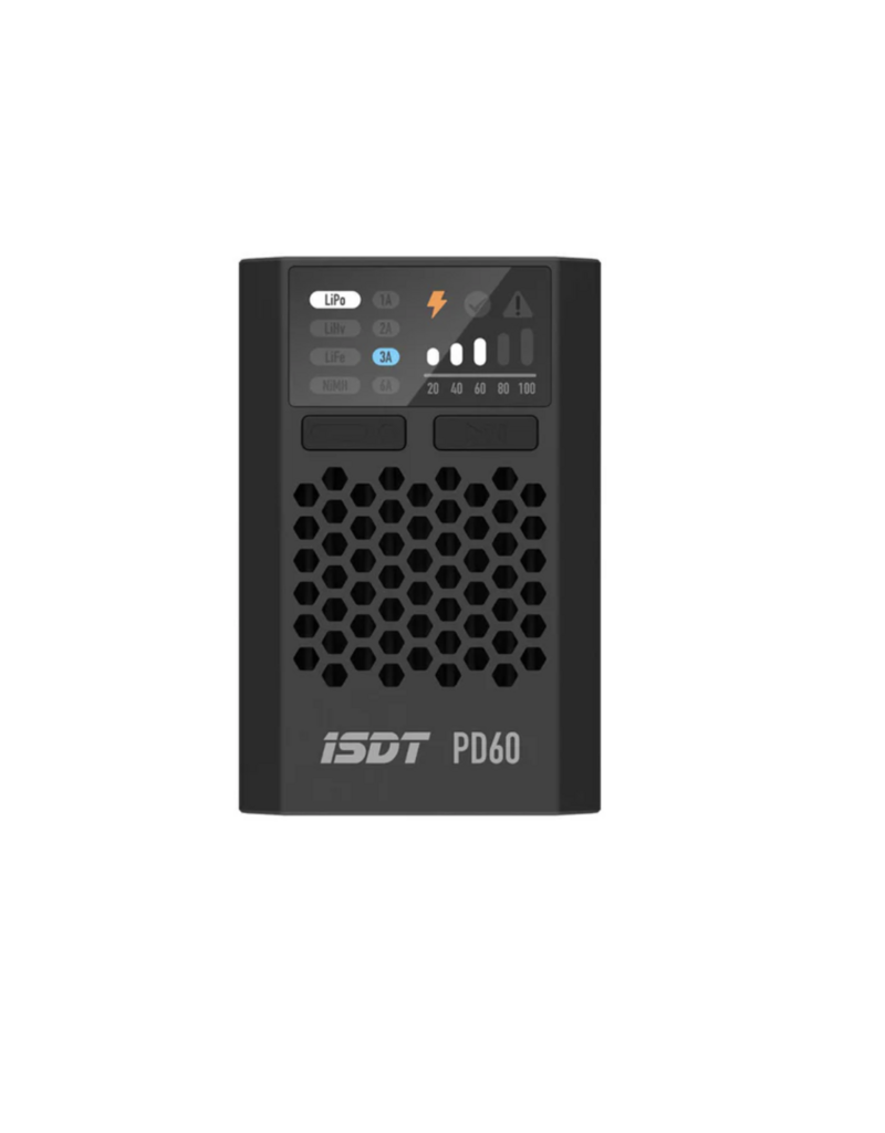 ISDT PD60 oplader 1S - 4S PD USB-C oplader