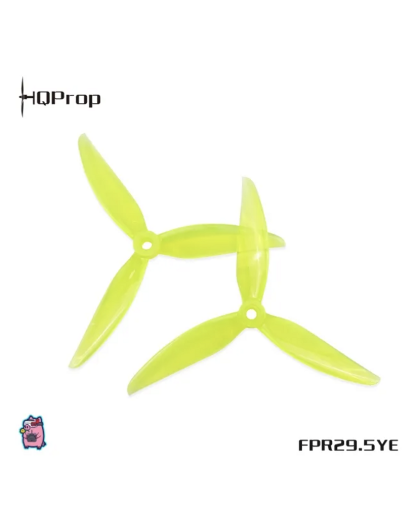 HQProp R29.5 - 5 inch race propellers - Geel
