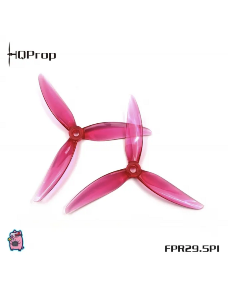 HQProp R29.5 - 5 inch race propellers - Rood