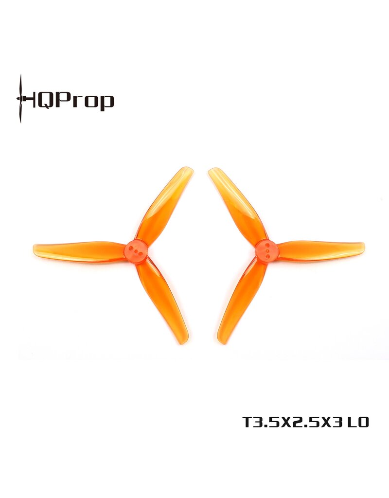 HQProp T3.5x2.5x3 - 3inch freestyle propellers - Oranje