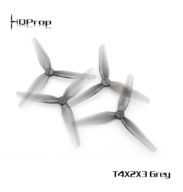 HQProp T4x2x3 Polycarbonaat 4 Inch Propellers - Grijs