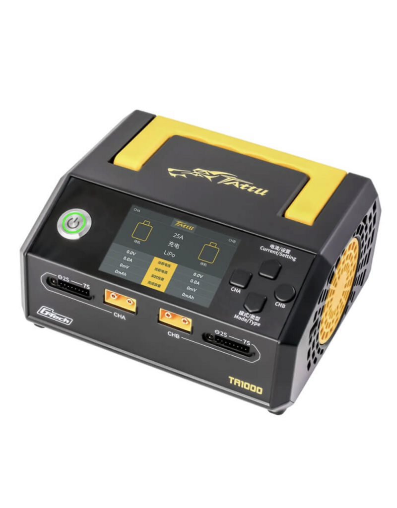 GensAce Tattu TA1000 oplader 1000W dual channel