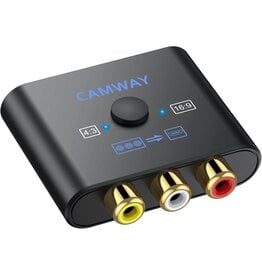 CAMWAY AV naar HDMI Converter - 1080p Upscaling voor Video