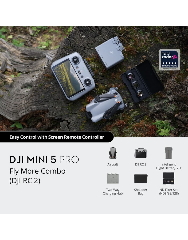 DJI Mini 5 Pro Fly More Combo met RC 2