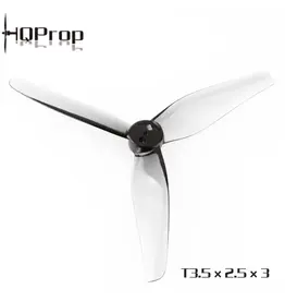 HQProp T3.5x2.5x3 - 3inch freestyle propellers - grijs