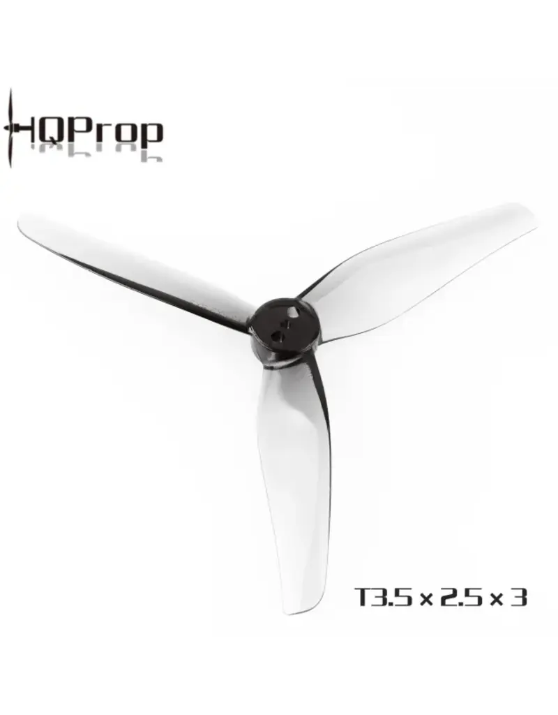 HQProp T3.5x2.5x3 - 3inch freestyle propellers -grijs