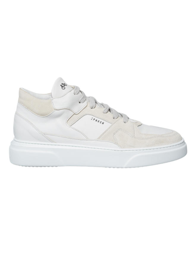 Copenhagen Sneakers Material Mix White