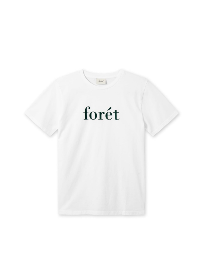 Forét Resin T-Shirt White / Dark Green
