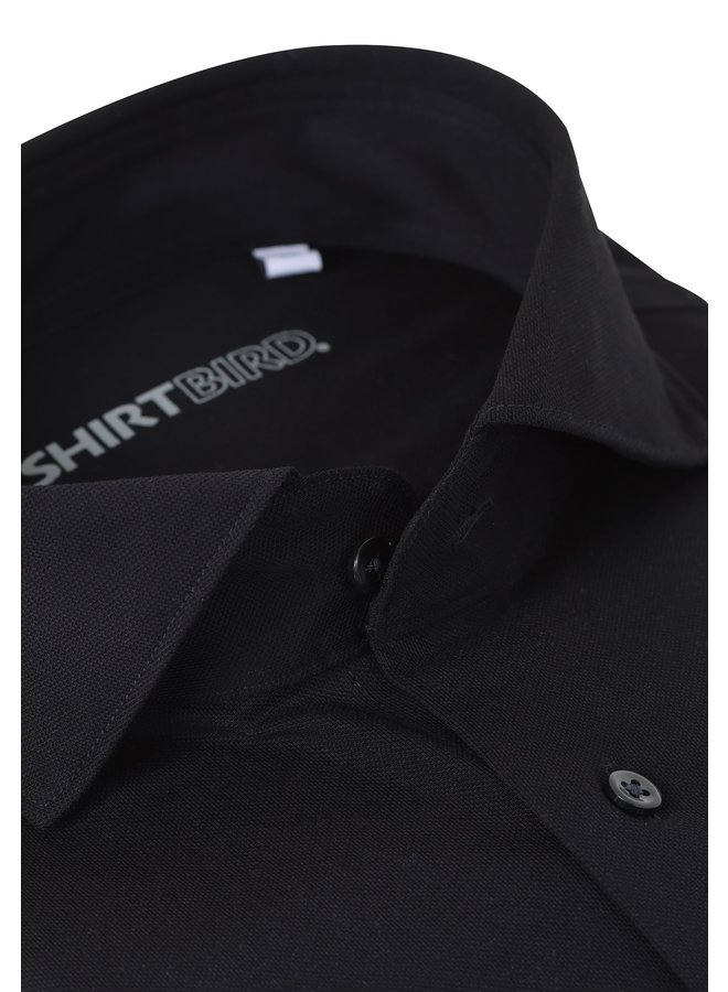 Shirbird Knitted Shirt Black