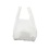 Shirt bag. 50 + 30x85cm. LDPE. 50 my. White. 180 pieces