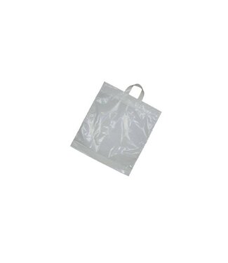 Loop bag, 45x51 cm, 55my, white, 250 pieces